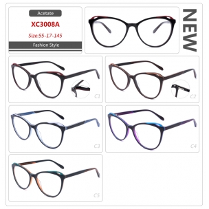 8 models of colorful acetate frames,spring temples