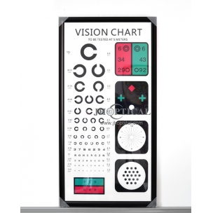 LY-22C-Black Super thin LED 5M multi-function vision chart light box